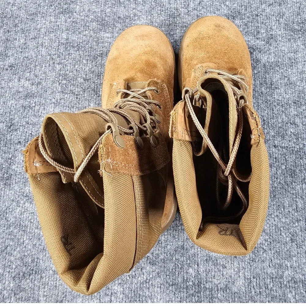Belleville AHWC Hot Weather Military Combat Boot Coyote 23-D-1001 4 Wide US Made